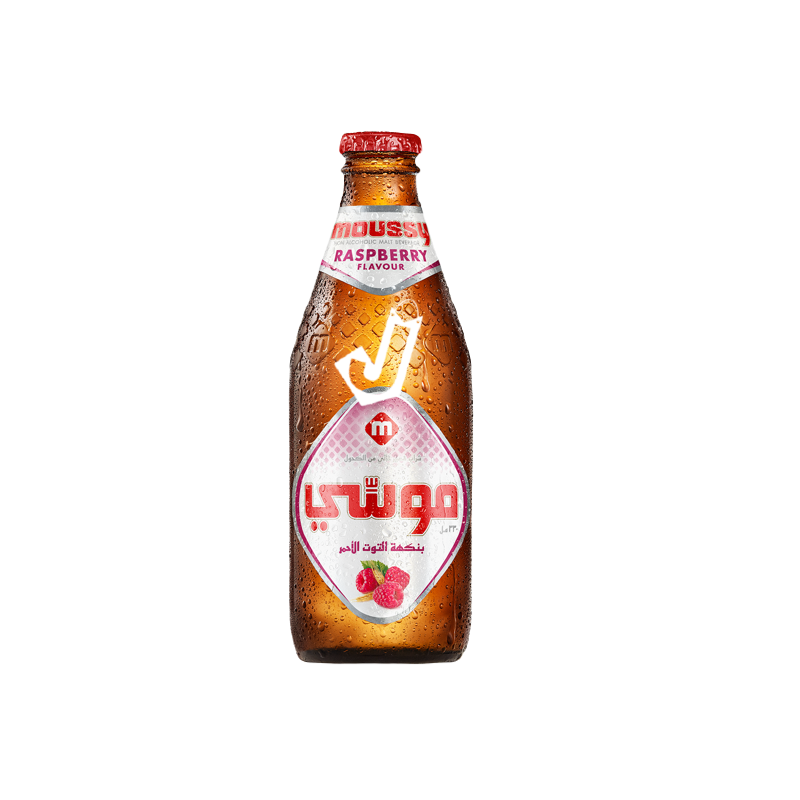 Moussy Non Alcoholic Malt Beverage Raspberry 330ml