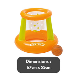 لعبة كرة السلة ذات الأطواق العائمة 67 سم × 55 سم من انتكس