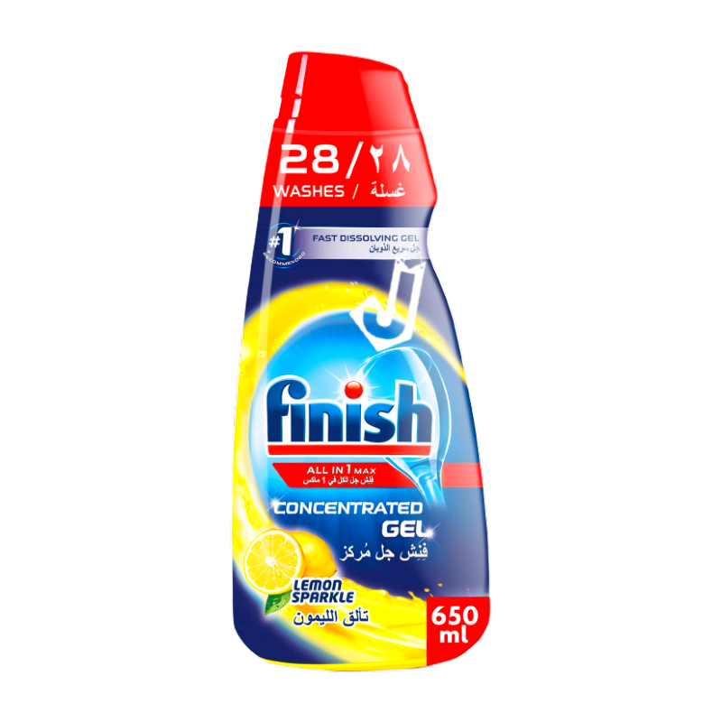 Finish Concentrated Gel Lemon Sparkle 600ml