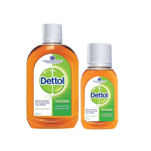 Dettol Anti Bacterial Antiseptic Disinfectant 500ml + 125ml Offer