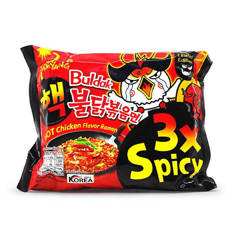 Samyang Buldak Spicy Hot Chicken Flavor Ramen 3x Spicy 140g