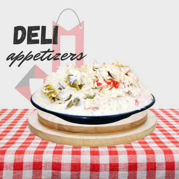 لبنة بالمكدوس (حار)