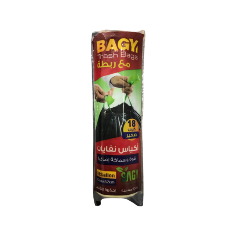 باجي أكياس قمامة 18 كيس صغير 62x52 سم
