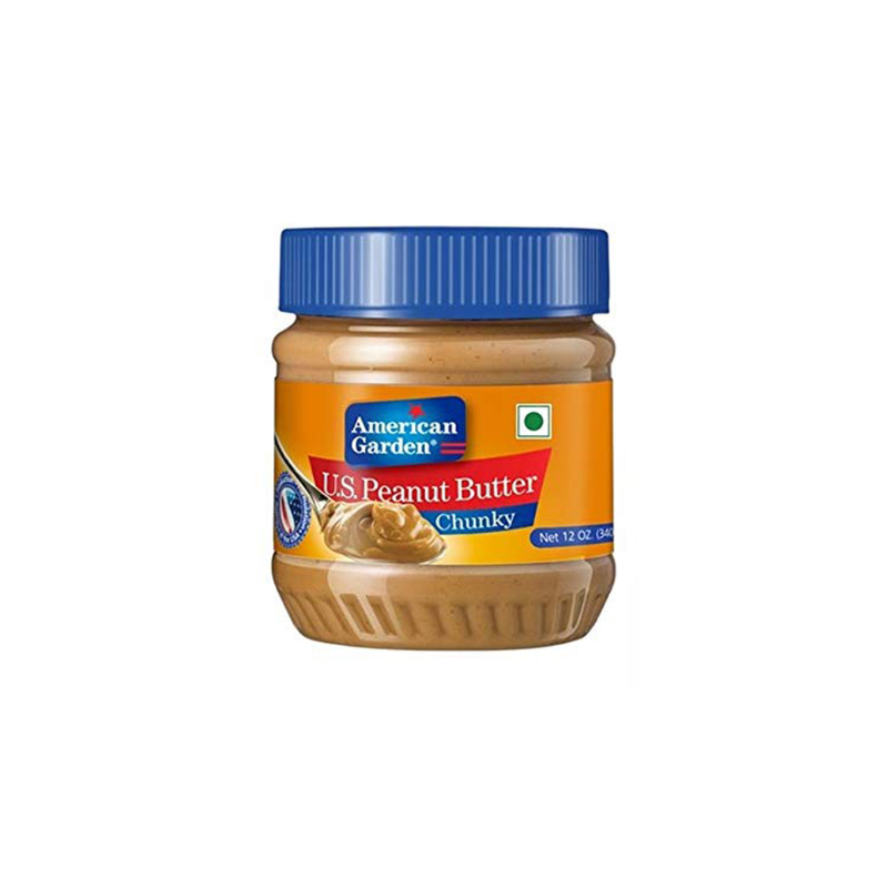 American Garden Peanut Butter Chunky, 340g