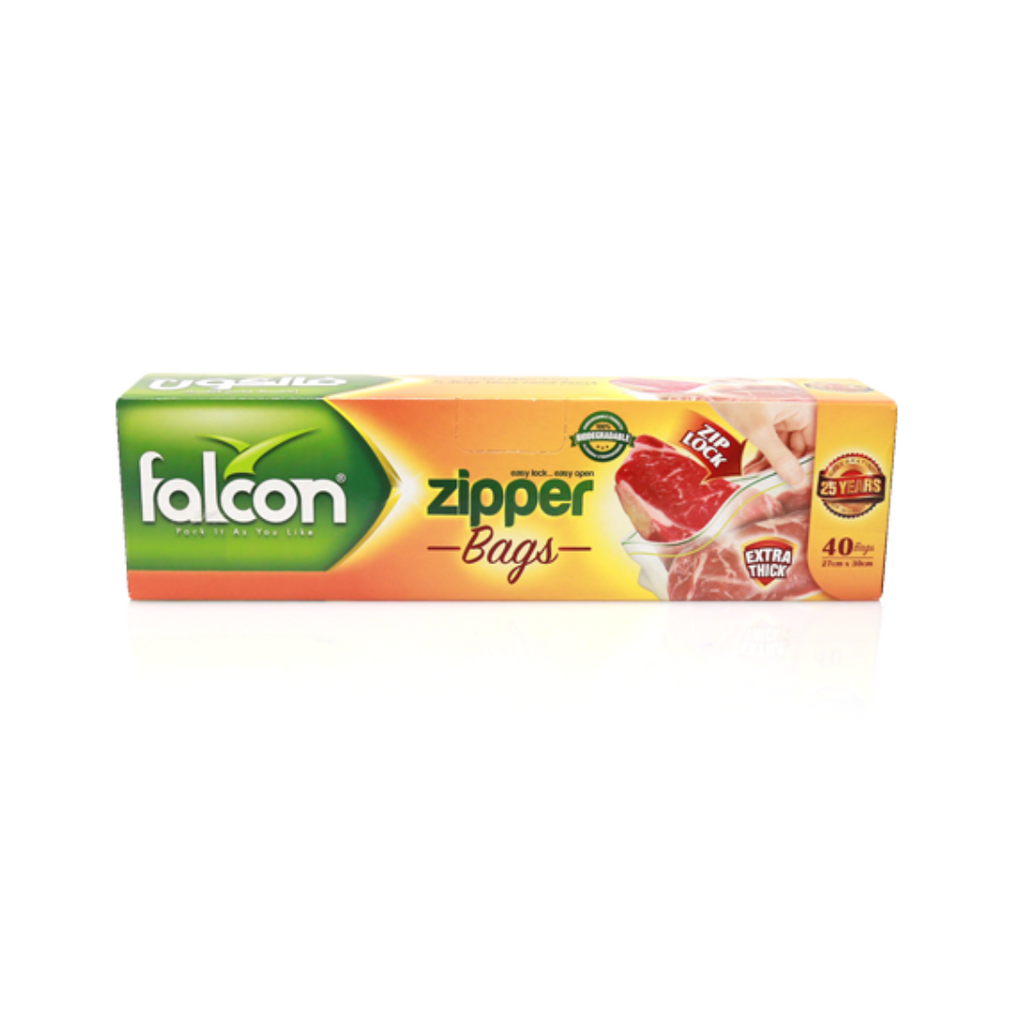 Zip top freezer bags
