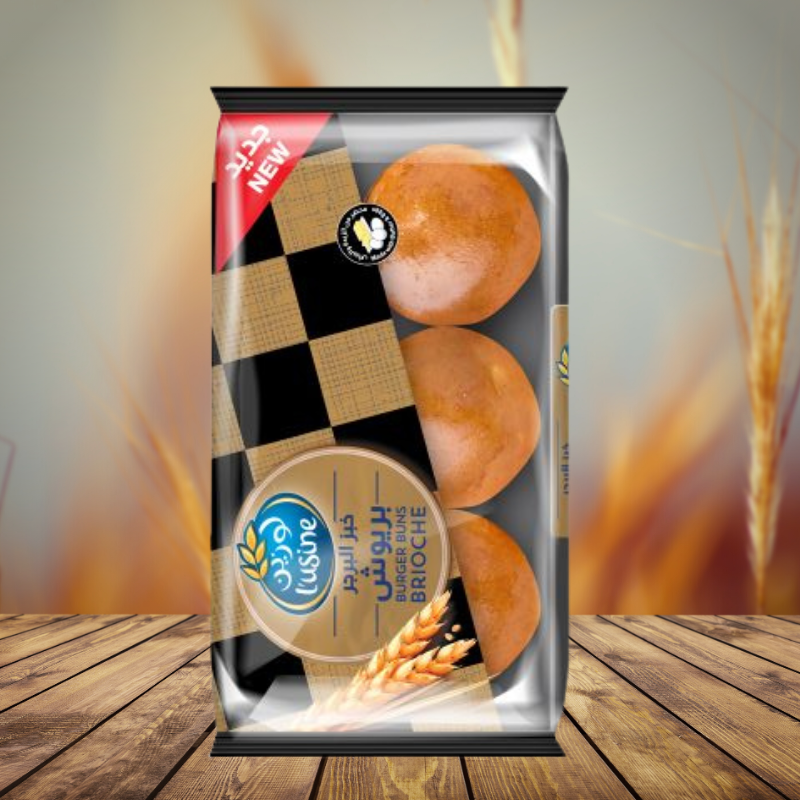 Lusine Burger Buns Brioche 400g
