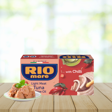 Rio Mare Light Meat Tuna With Olive Oil & Chilli 160 g