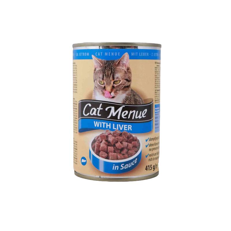 Cat Menue with Liver 415g - Jebnalak - جبنالك
