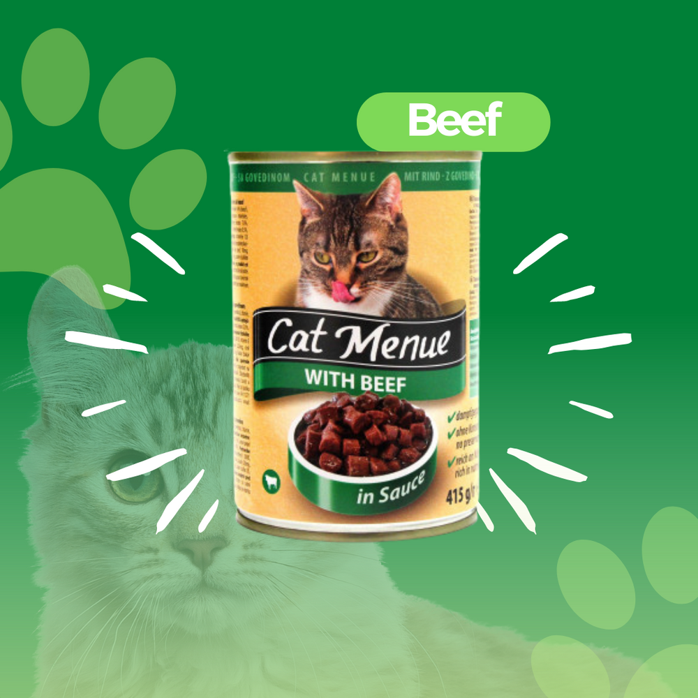 CAT MENU BEEF 415G