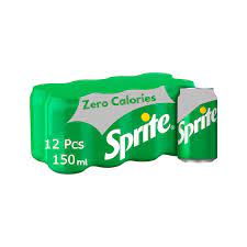 Sprite Zero Calories 150ml x 12 Pcs