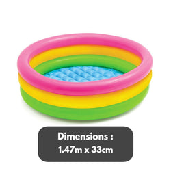 بركة سباحة للأطفال قابلة للنفخ بطبعة غروب الشمس من انتكس