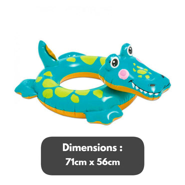 عوامة سباحة كبيرة على شكل حيوانات من انتكس - تمساح