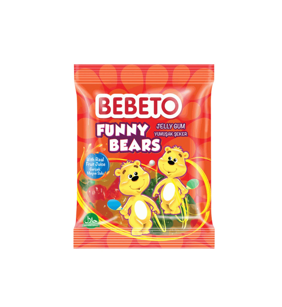 Red band tutti frutti bears candy 18g