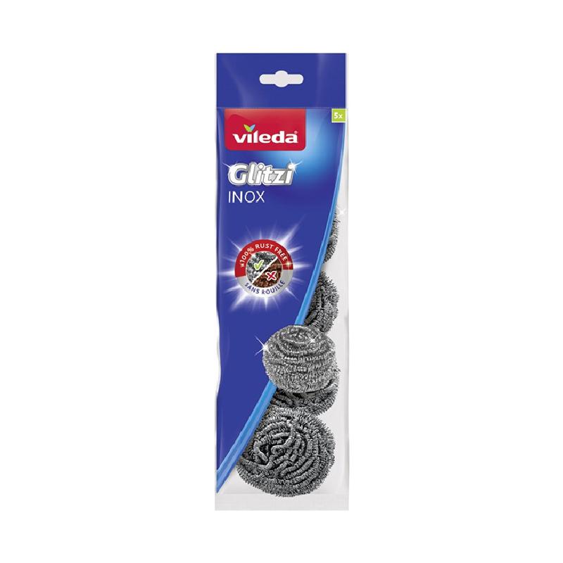 Vileda Spiral Stainless Glitzi Inox 5 Pcs - Jebnalak - جبنالك