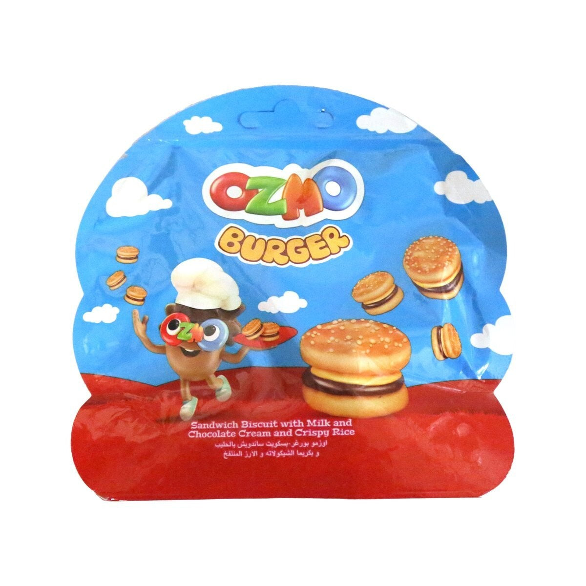 Ozmo Sandwich Biscuit With Milk & Chocolate Cream 40 g