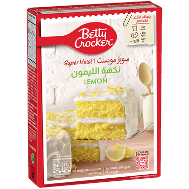Betty Crocker Super Moist Lemon Cake Mix Powder 500g