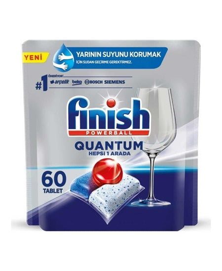 Finish Quantum Washing Machine  All In One 60 Tablet