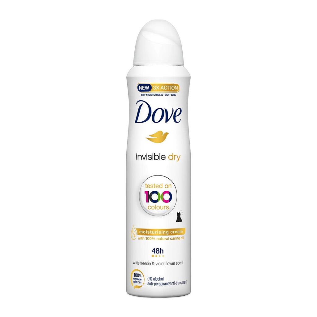 Dove Deodorant Invisible Dry Antiperspirant 150 ml