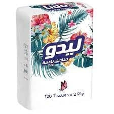 Lido Soft Tissues 120 Napkins x 10 Pcs