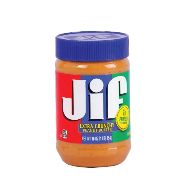 Jif Extra Crunchy Peanut Butter 455g