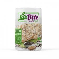 Lite Bite GF Rice & Corn Cakes With Chia And Quinoa 100g