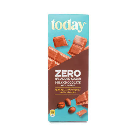 Today Milk Chocolate No Added Sugar With Coffee 60 g
