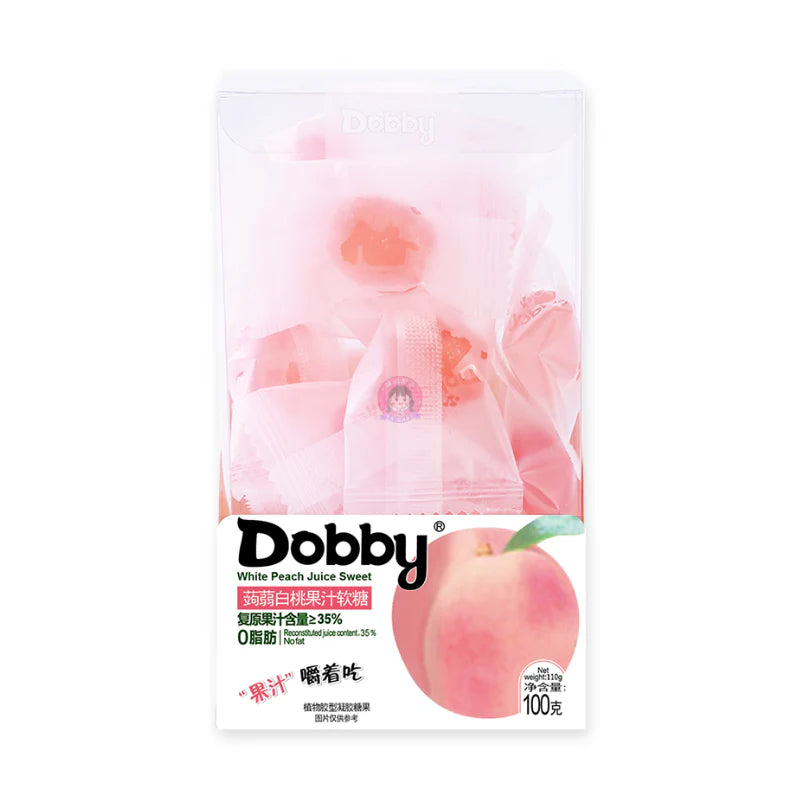 Dobby Peach Juice Soft Candy 110g