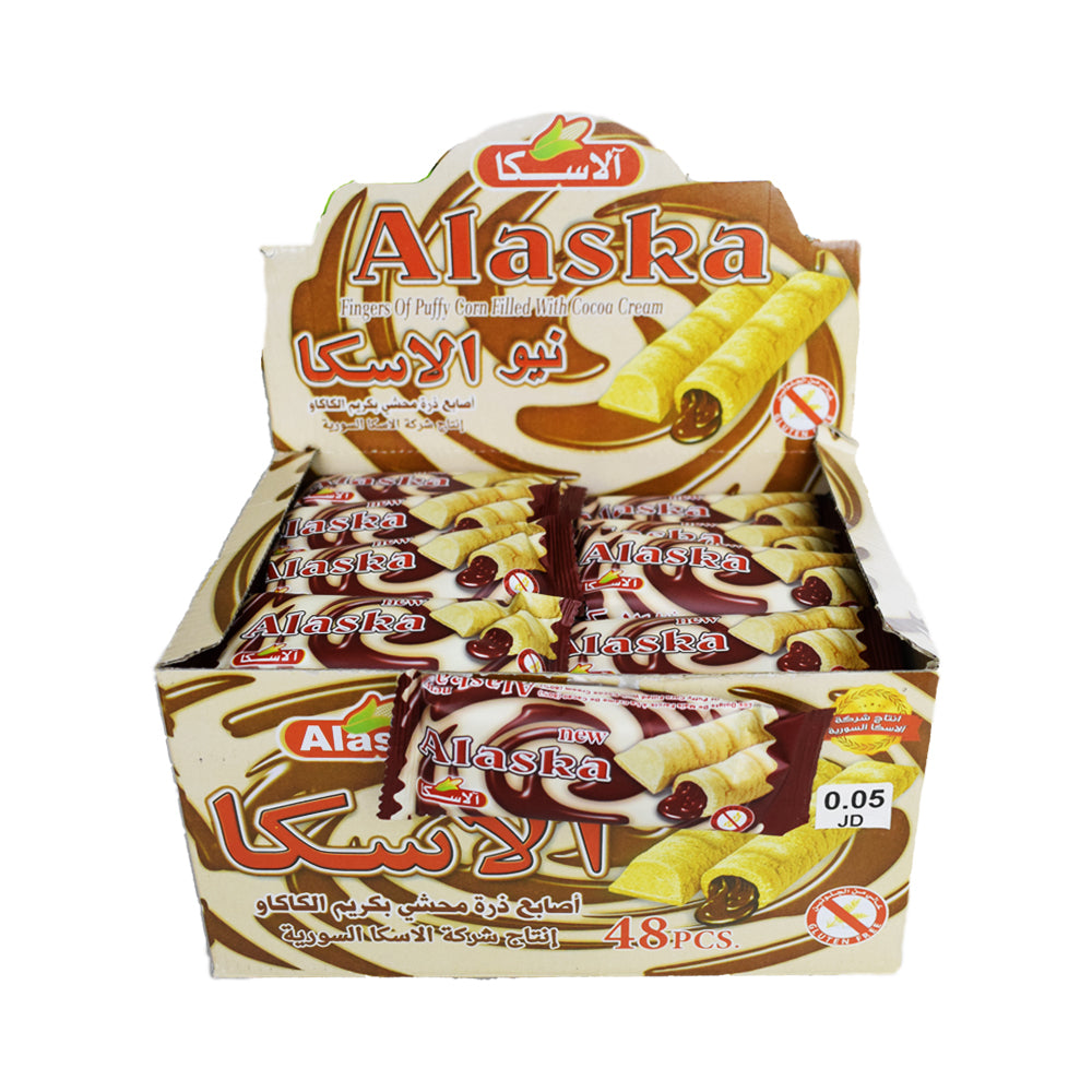 Alaska Puffy Corn Filled With Cocoa Cream 25g