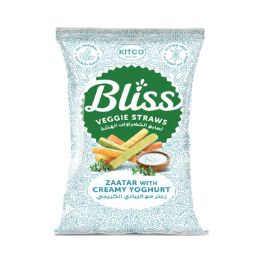 Bliss Chips Veggie Straws Zaatar With Creamy Yoghurt 135g