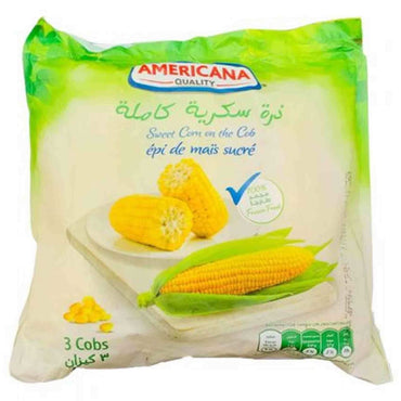 Americana Sweet Corn On The Cob 3 Cobs