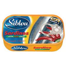 Siblou Sardines In Vegetable Oil And Chili 125 g