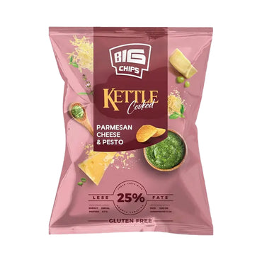 Big Chips Kettle Cooked Parmesan Cheese & Pasto Gluten Free 50g