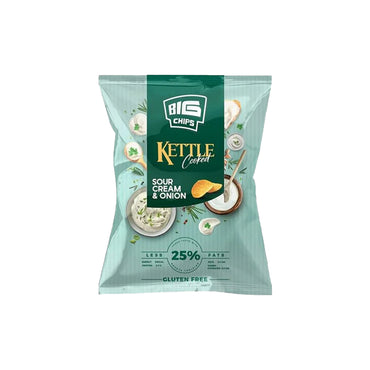 Big Chips Kettle Cooked Sour Cream & Onion Gluten Free 50g