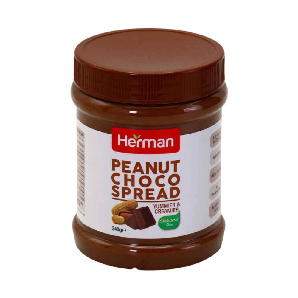 Herman Peanut Choco Spread 340g