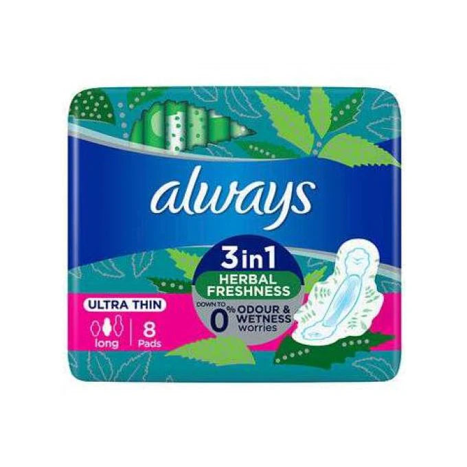 Always Pads Ultra Delight Long 8 Pads