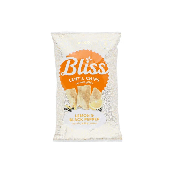Bliss Chips Lentil Lemon & Pepper 27g