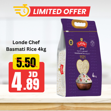 Londe Chef Basmati Rice 4kg