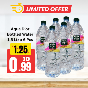 Aqua D’or Bottled Drinking Water 1.5 Ltr x 6 Pcs