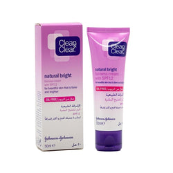 Clean & Clear Natural Bright For Skin - Oil Free 50 ml