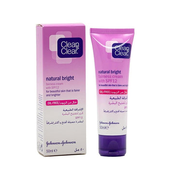 Clean & Clear Natural Bright For Skin - Oil Free 50 ml