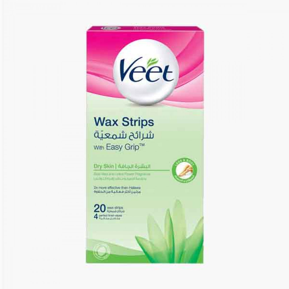 Veet  Wax Strips For Dry Skin (20 Strips)