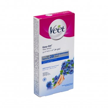 Veet  Wax Strips  Sensitive Skin  28Pcs