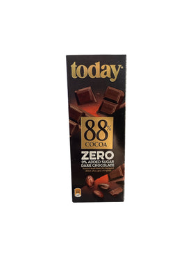 Today Dark Chocolate 0 % Added Sugar 88% Cocoa 60g