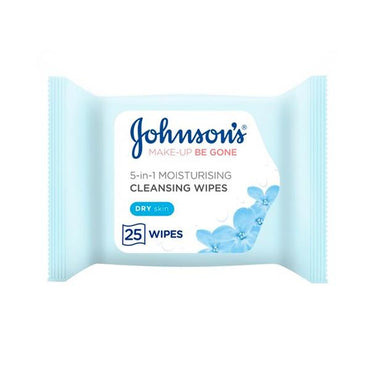 JOHNSON'S® Make-Up Be Gone 5-in-1 Moisturising Cleansing Wipes 25 Wipes