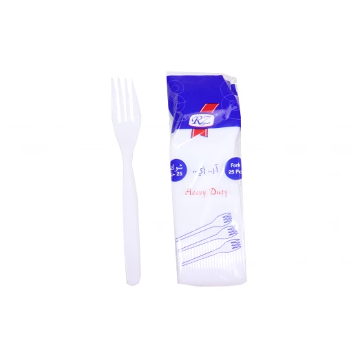 Rz Plastic Spoon & Forks 25 Pcs