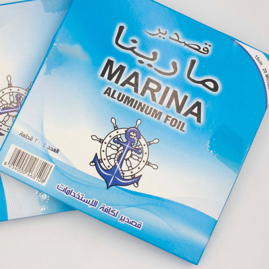 Marina Aluminum Foil Paper For Shisha 20 Pcs
