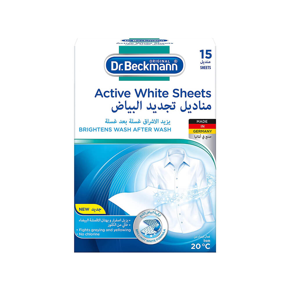 Dr. Beckmann Stain Remover Active White Sheets 15 Sheets