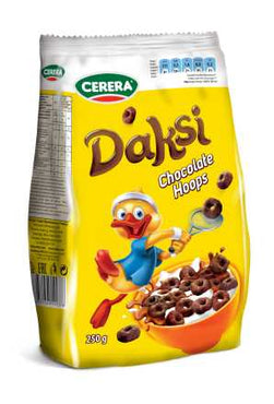 Cerera Daksi Chocolate Hoops Cereal 250g