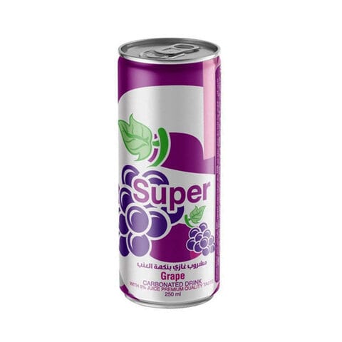 Super Grape Carbonated Drink 250 ml