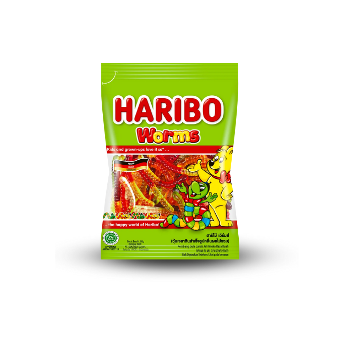هاريبو حلوى الديدان 25 جرام